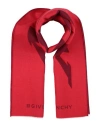 Givenchy Man Scarf Red Size - Wool, Virgin Wool, Silk