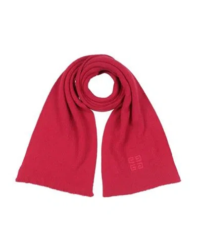 Givenchy Man Scarf Red Size - Wool, Nylon In Brown