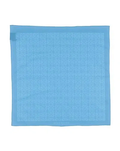 Givenchy Man Scarf Slate Blue Size - Cotton