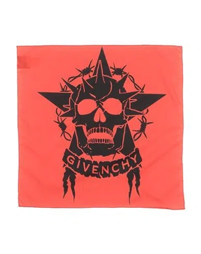 Givenchy Man Scarf Tomato Red Size - Cotton
