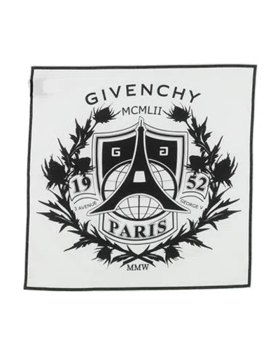 Givenchy Man Scarf White Size - Cotton