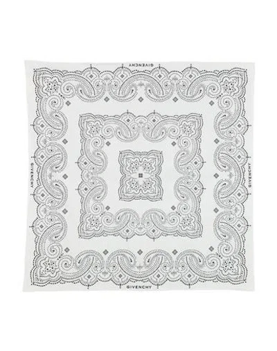 Givenchy Man Scarf White Size - Cotton