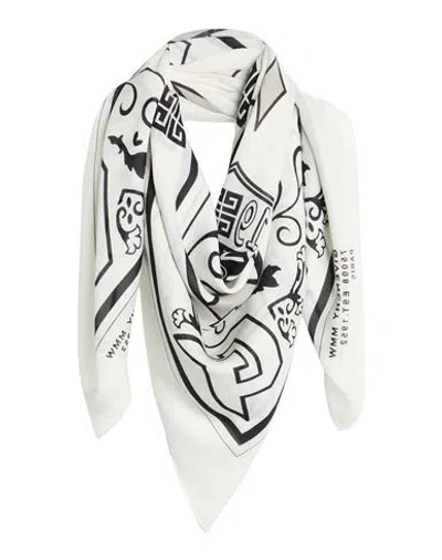 Givenchy Man Scarf White Size - Modal, Cashmere