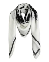 Givenchy Man Scarf White Size - Modal, Cashmere In White