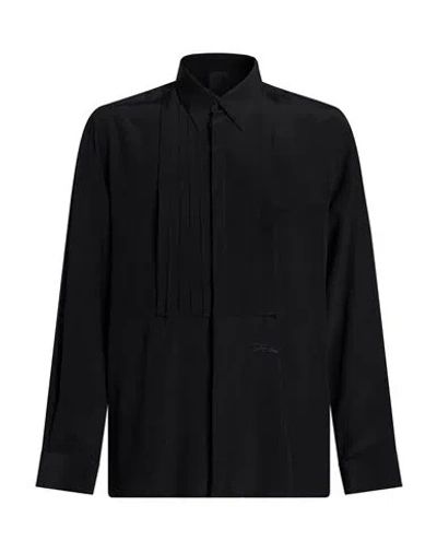 Givenchy Man Shirt Black Size 15 ¾ Silk