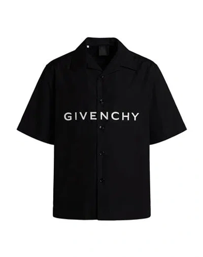 Givenchy Man Shirt Black Size 16 Cotton