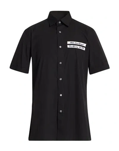 Givenchy Man Shirt Black Size 16 Cotton, Polyamide, Elastane