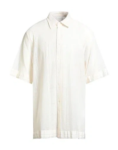 Givenchy Man Shirt Cream Size 16 ½ Cotton, Polyamide