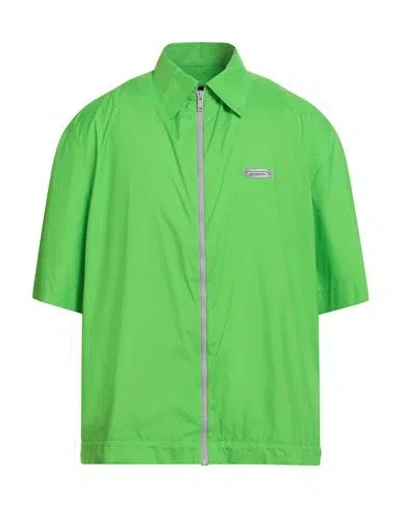 Givenchy Man Shirt Green Size 16 ½ Polyester