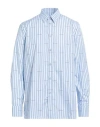 Givenchy Man Shirt Light Blue Size 16 Cotton In Multi