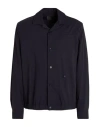 Givenchy Man Shirt Midnight Blue Size 19 ¾ Wool, Polyamide, Elastane In Blue
