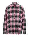 Givenchy Multicolour Pink Cotton And Virgin Wool Blend Check Shirt In Pink