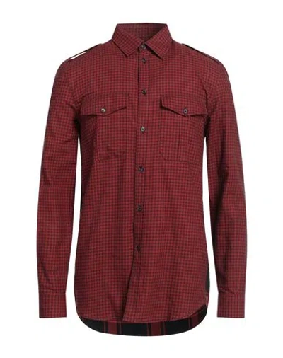 Givenchy Man Shirt Red Size 15 ½ Cotton