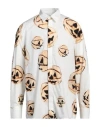 Givenchy Boxy Fit Print Shirt In White