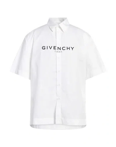 Givenchy Man Shirt White Size 16 Cotton