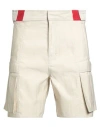 Givenchy Man Shorts & Bermuda Shorts Beige Size 36 Cotton, Polyester In Neutral
