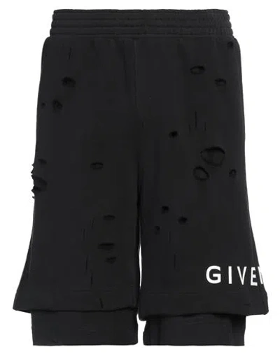 Givenchy Man Shorts & Bermuda Shorts Black Size Xxl Cotton