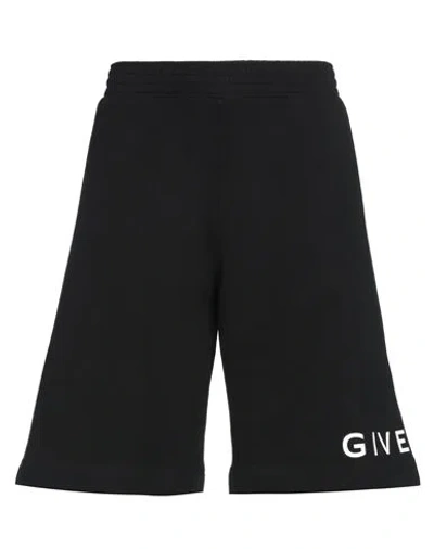 GIVENCHY GIVENCHY MAN SHORTS & BERMUDA SHORTS BLACK SIZE S COTTON