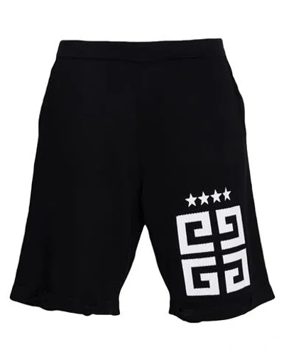 GIVENCHY GIVENCHY MAN SHORTS & BERMUDA SHORTS BLACK SIZE XL COTTON