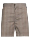 Givenchy Man Shorts & Bermuda Shorts Brown Size 36 Wool