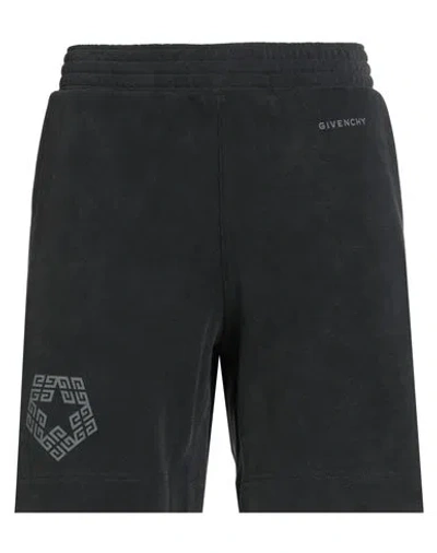Givenchy Man Shorts & Bermuda Shorts Charcoal Size M Cotton In Black