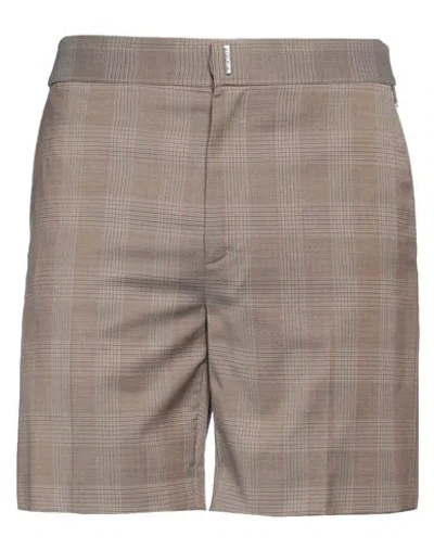 Givenchy Man Shorts & Bermuda Shorts Khaki Size 40 Wool, Polyester, Elastane In Beige