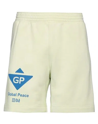 Givenchy Man Shorts & Bermuda Shorts Light Green Size S Cotton