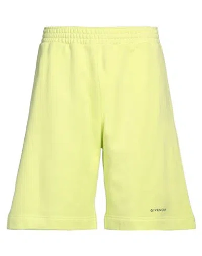 Givenchy Man Shorts & Bermuda Shorts Lime Green Size Xl Cotton