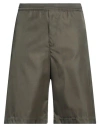Givenchy Man Shorts & Bermuda Shorts Military Green Size 32 Polyamide In Green
