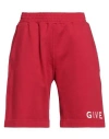 Givenchy Man Shorts & Bermuda Shorts Red Size Xxl Cotton
