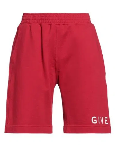 Givenchy Man Shorts & Bermuda Shorts Red Size Xxl Cotton In Red