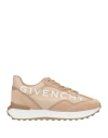 Givenchy Man Sneakers Beige Size 9 Leather, Textile Fibers