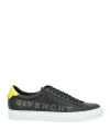Givenchy Man Sneakers Black Size 8 Calfskin In Black