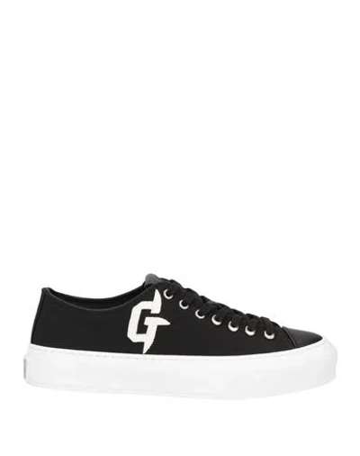 Givenchy Man Sneakers Black Size 8 Textile Fibers, Leather