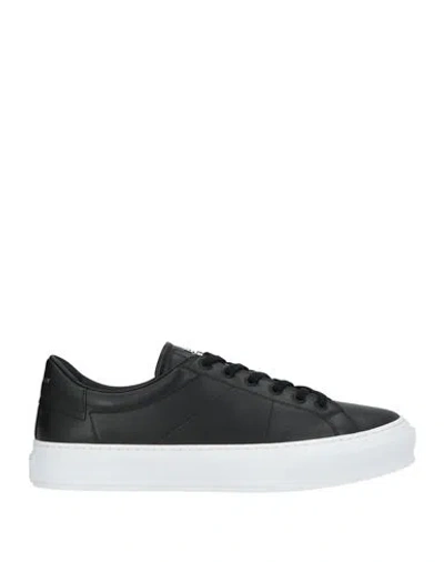 GIVENCHY GIVENCHY MAN SNEAKERS BLACK SIZE 9 CALFSKIN
