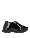 Givenchy Laceless Shiny Rubber Sneaker In Black