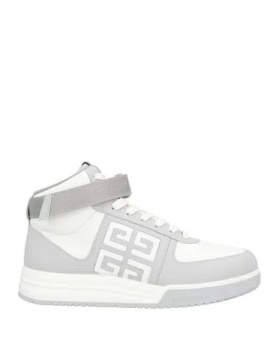 Givenchy Man Sneakers Grey Size 8 Calfskin In Gray