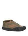 Givenchy Man Sneakers Military Green Size 9 Calfskin In Multi