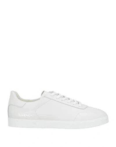 GIVENCHY GIVENCHY MAN SNEAKERS WHITE SIZE 9 CALFSKIN