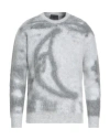 Givenchy Man Sweater Grey Size S Mohair Wool, Polyamide, Wool, Elastane In Gray