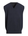 Givenchy Man Sweater Midnight Blue Size Xl Viscose, Polyamide, Polyester, Elastane