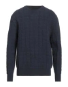 Givenchy Man Sweater Slate Blue Size L Viscose, Polyamide, Polyester, Elastane In Blue