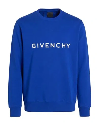 Givenchy Man Sweatshirt Bright Blue Size L Cotton