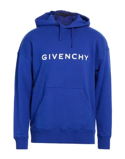 Givenchy Man Sweatshirt Bright Blue Size Xl Cotton