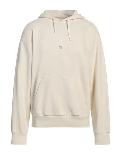 Givenchy Man Sweatshirt Cream Size L Cotton In White
