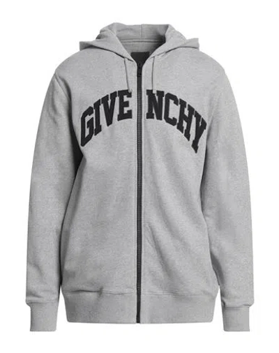 Givenchy Man Sweatshirt Grey Size L Cotton In Gray