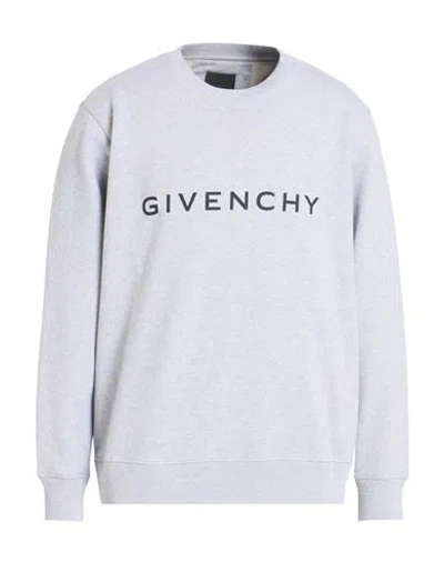 Givenchy Man Sweatshirt Light Grey Size Xxl Cotton In Gray