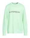 Givenchy Man Sweatshirt Lime Green Size Xl Cotton In Multi