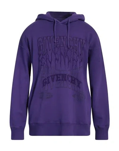 Givenchy Man Sweatshirt Purple Size Xl Cotton