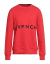 Givenchy Man Sweatshirt Red Size L Cotton In Red